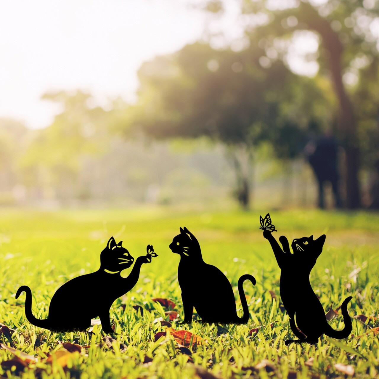 Obiect decorativ de grădină, Fam 06, Negru - imagine 7